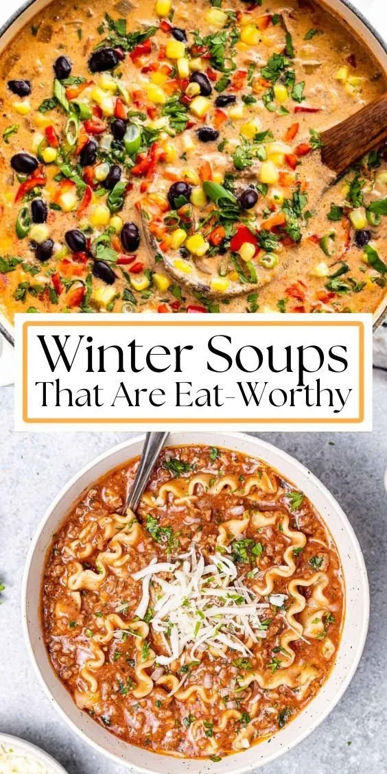 Delicious and cozy winter soups for cold weather meals