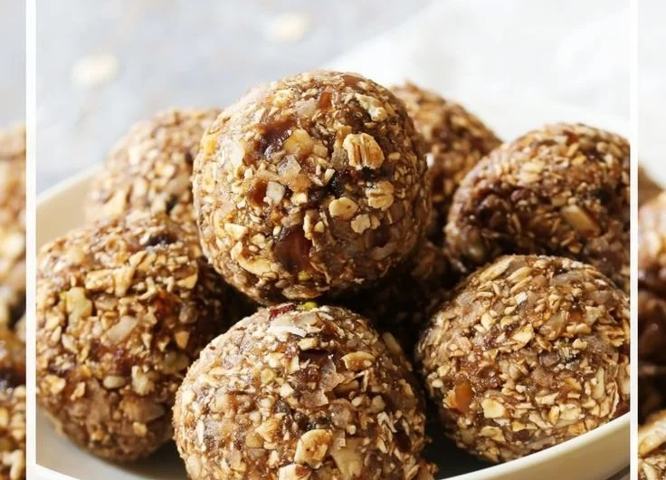 Energy Protein Balls with Dates - Healthy Snack Recipe Ideas