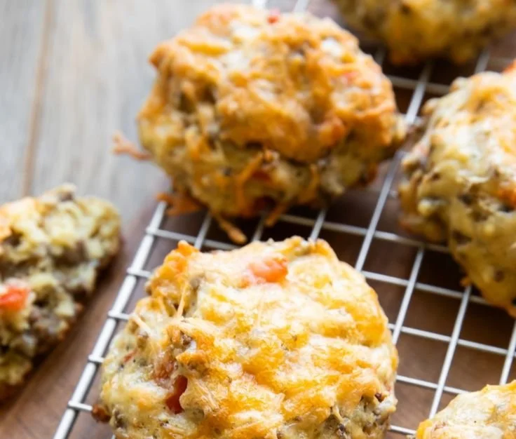 Delicious high-protein egg biscuits baked to perfection