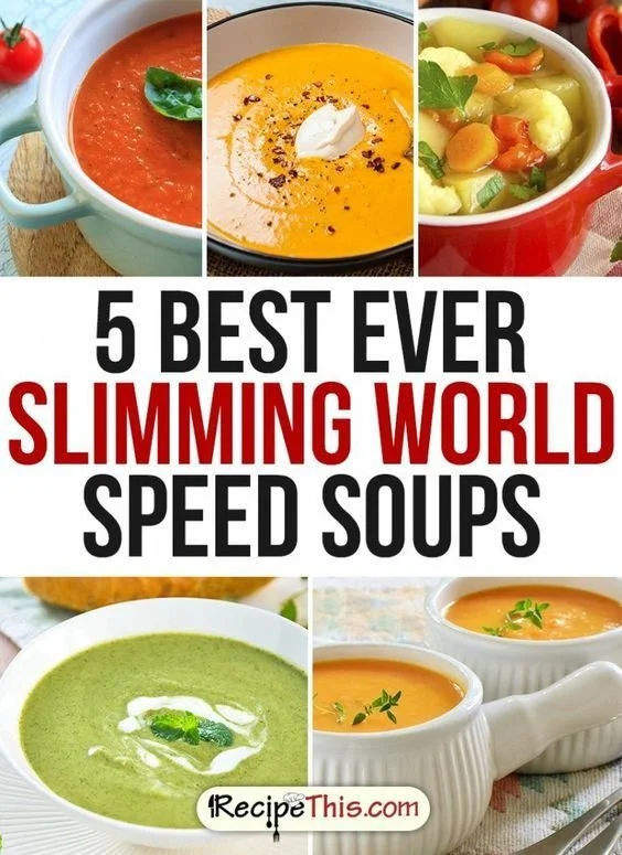 Healthy Slimming World Soup recipes for a 7-day meal plan