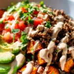 sweet potato taco bowl with savory ground beef 2026 07 17 012022 1