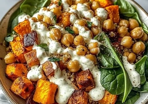 Delicious anti-inflammatory glow bowl filled with healthy ingredients